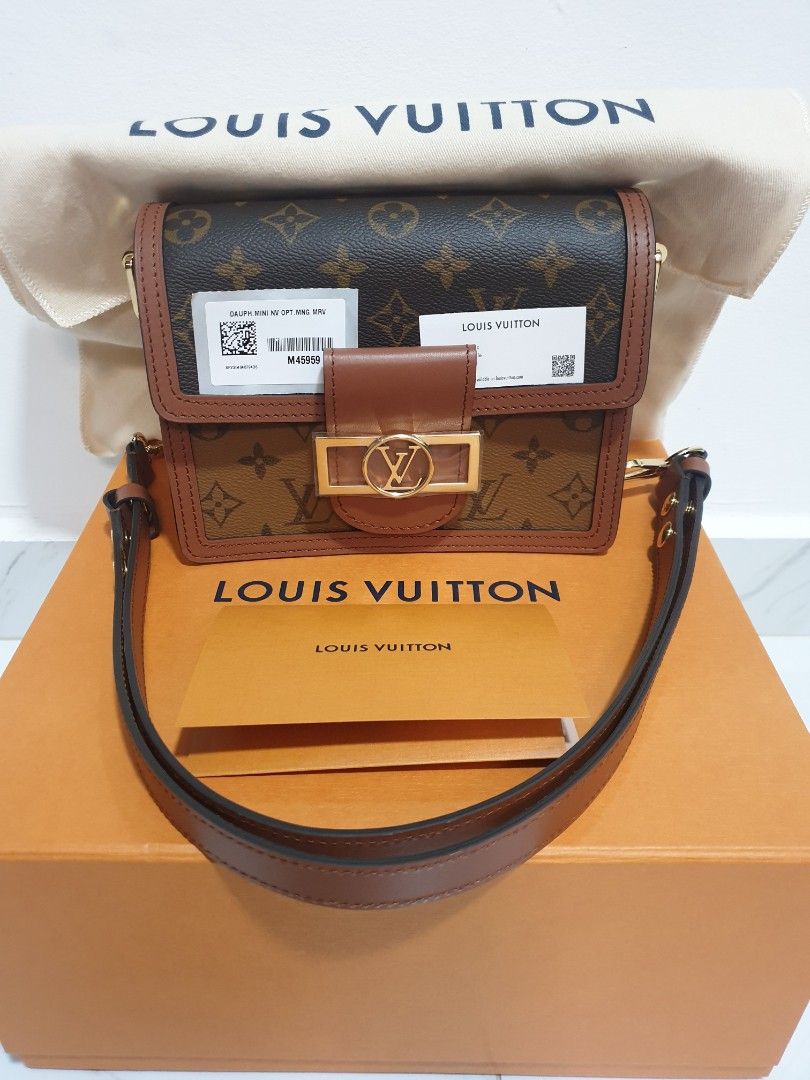 Túi Louis Vuitton Dauphine Mini Bag 'Brown' M45959 - Authentic-Shoes
