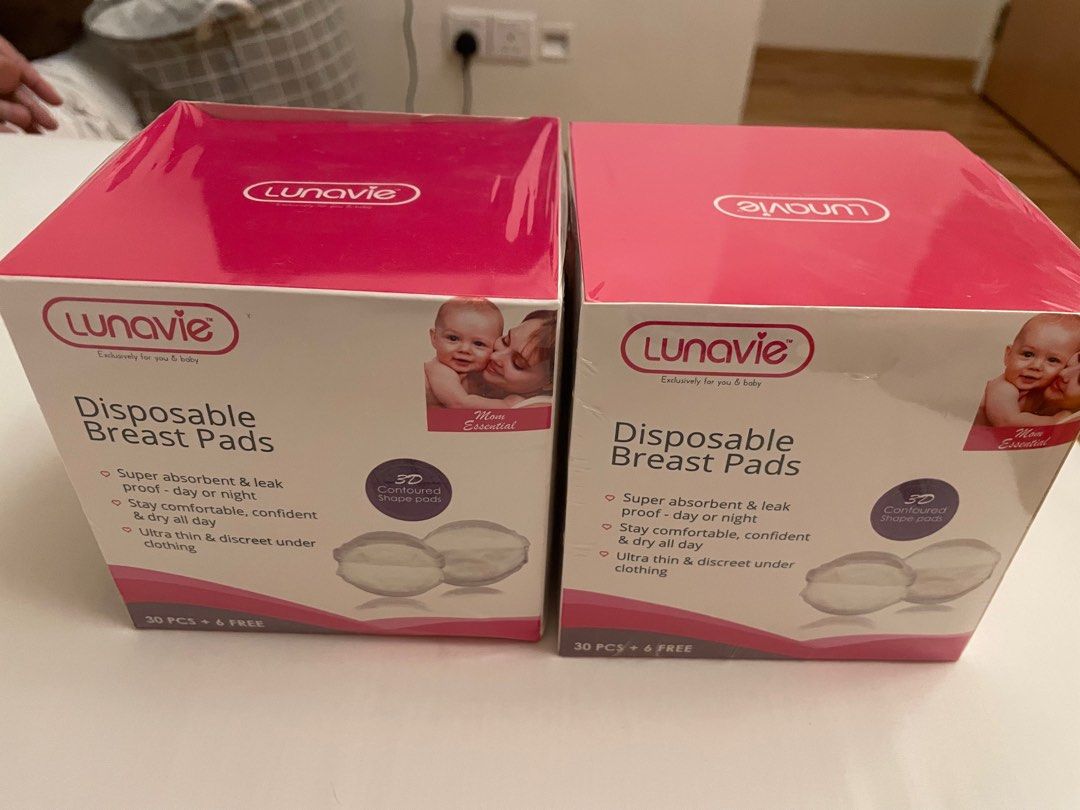 LUNAVIE DISPOSABLE BREAST PADS, Babies & Kids, Nursing & Feeding, Breastfeeding & Bottle Feeding