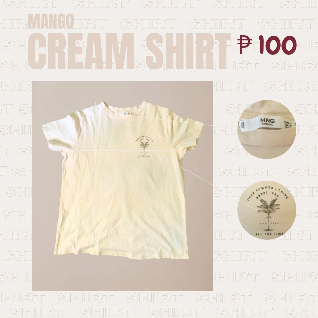 Mango Shirt (Category: Shirts) located in Manila. Submitted by trixsrandomstuff (Listing ID 1229687421, Image 1). Description: .
