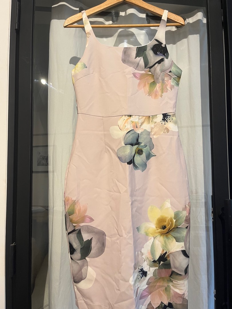 Pastel Floral Midi Dress main image 0