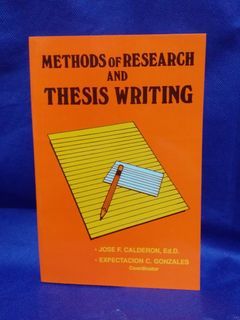 METHODS of RESEARCH AND THESIS WRITING