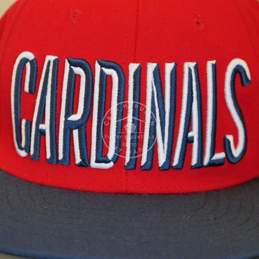 St. Louis Spell Out Red Blue Cardinals Snapback Cap Baseball Hat 47 Brand  OSFA