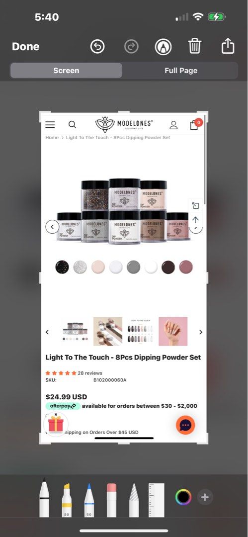 Modelones Acrylic powder set with 3 liquids (Category: Hands & Nails) located in Marikina City. Submitted by maria8 (Listing ID 1229744726, Image 1). Description: Complete set nude colors.
