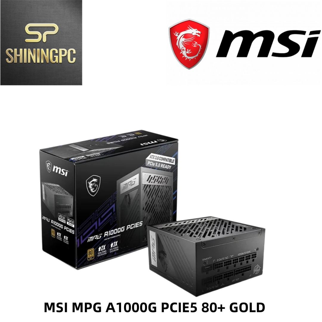 Msi Mpg A1000G Pcie5 1000W , MSI MPG A1000G PCIE5 1000W ATX 3.1 – ABGY