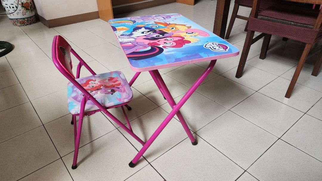 My little pony on sale table and chairs