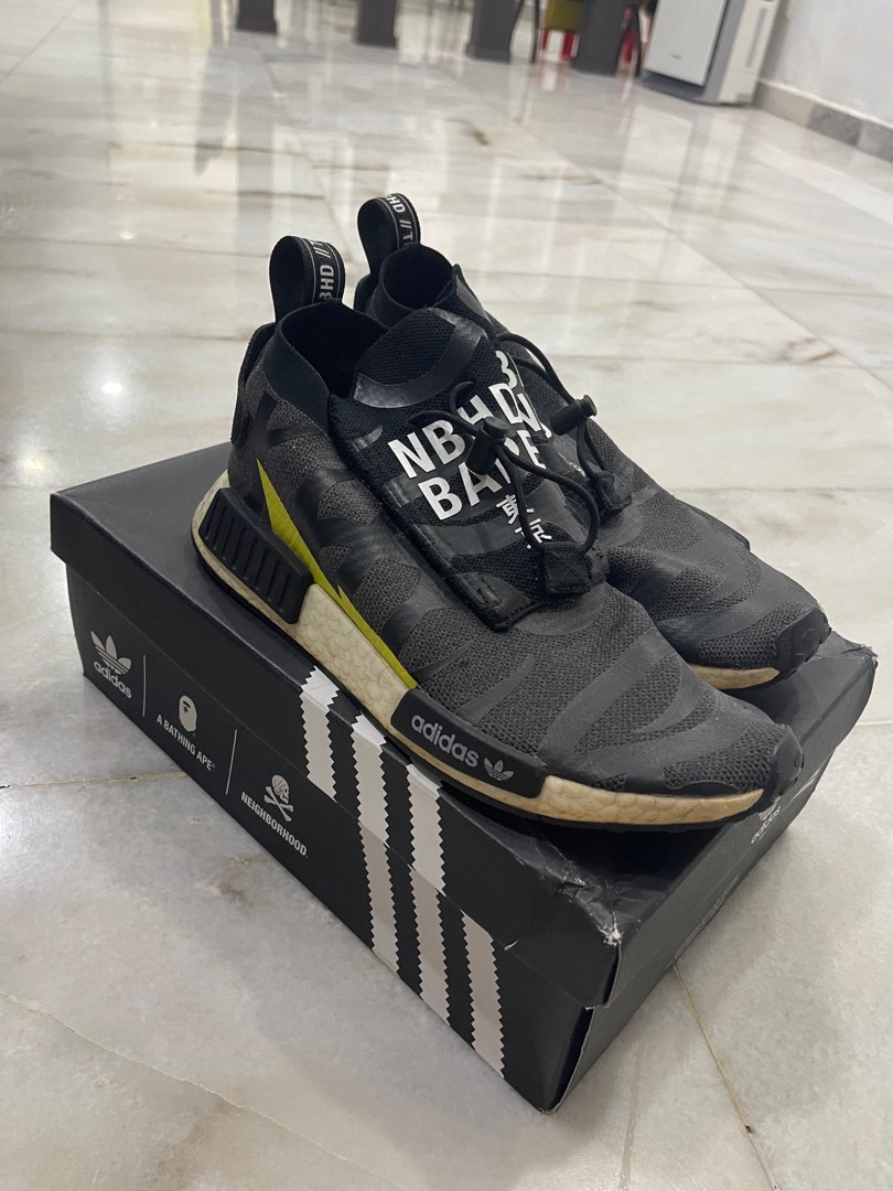 Adidas nmd ts1 bape x neighborhood hotsell