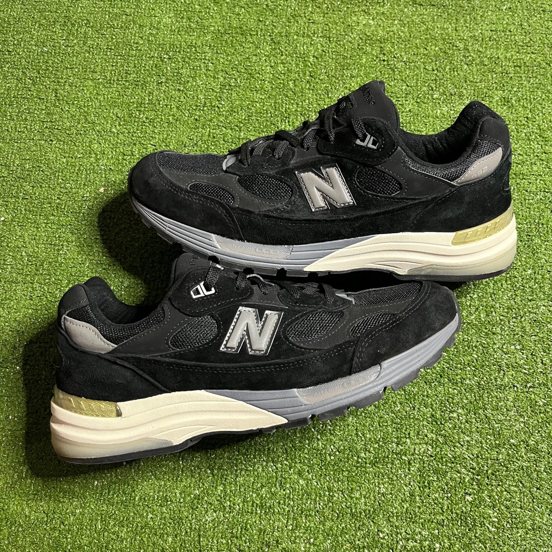 New Balance 992 Black Grey on Carousell