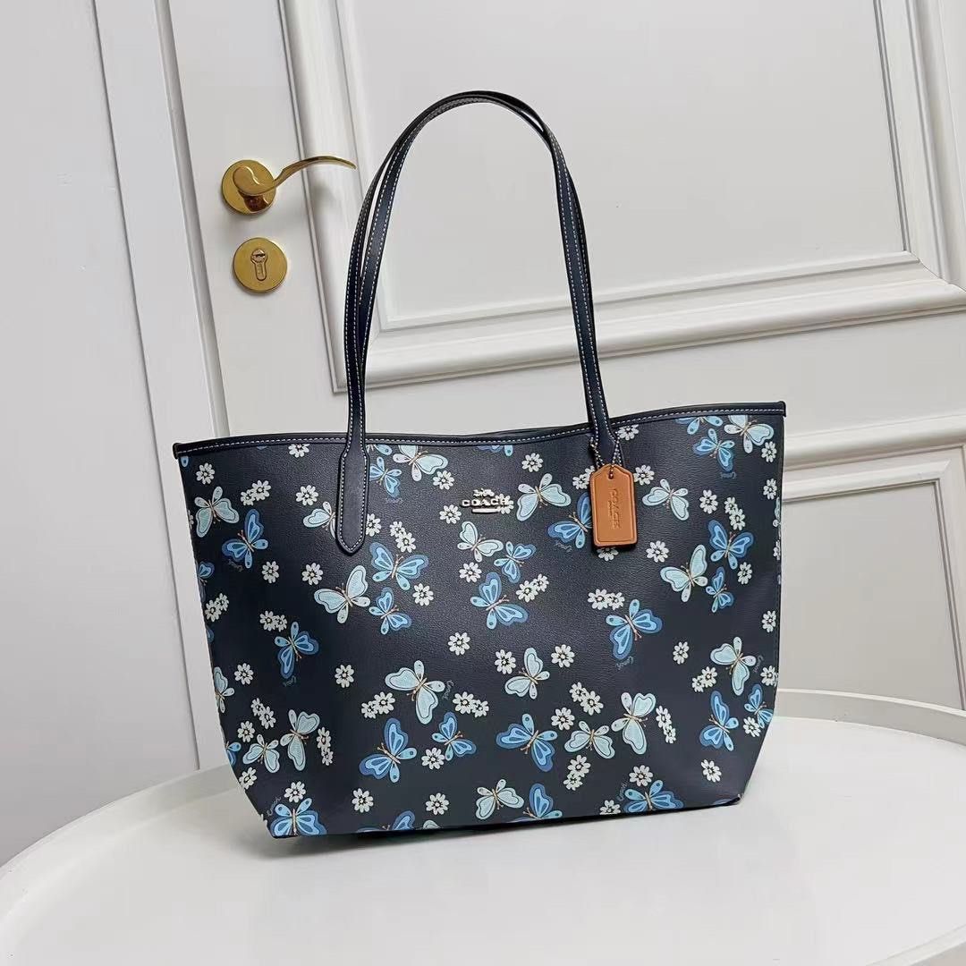 New Coach Original CH211 City Tote Print Women Shoulder Bag