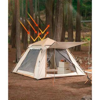 (New Design)  Automatic open Tent 3-6 Person &3-4 person Pop up Tent  Hiking Camping Travel Beach Tent