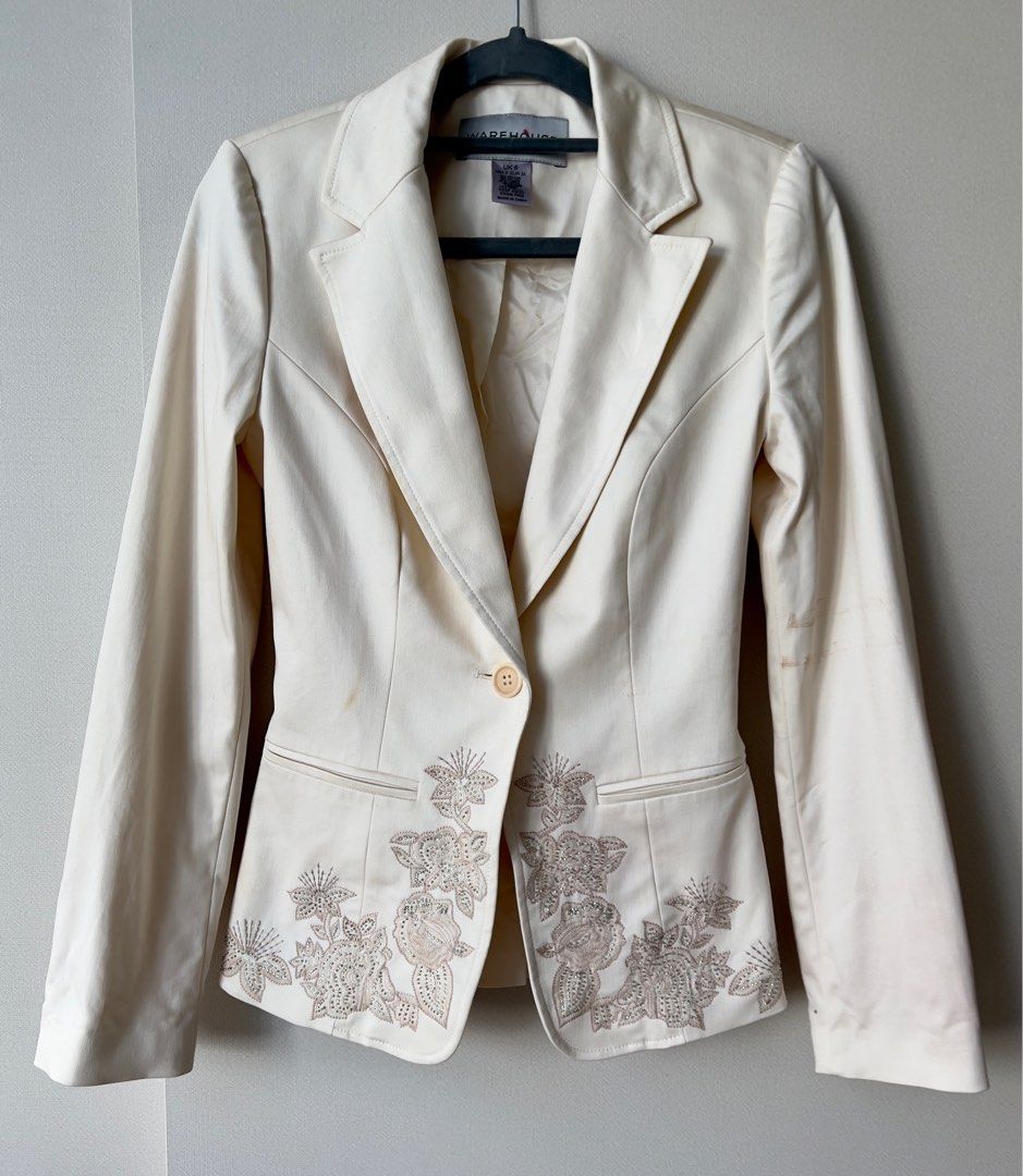 Warehouse on sale cream coat