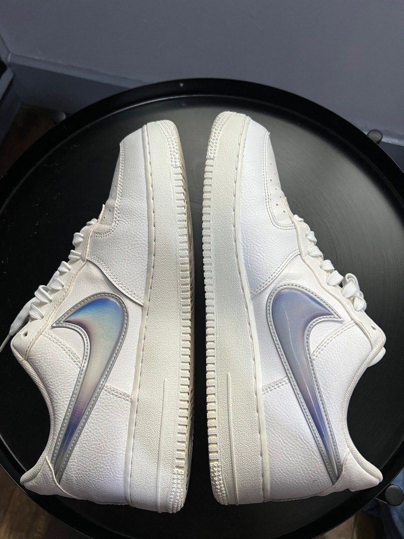 nike air force 1 low oversized swoosh white racer blue