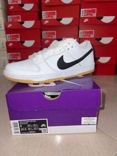 [US9/13] Nike Dunk Low SB White Gum