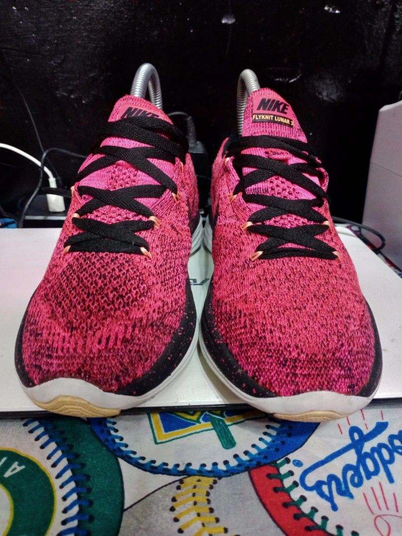Nike flyknit 2025 lunar 3 pink