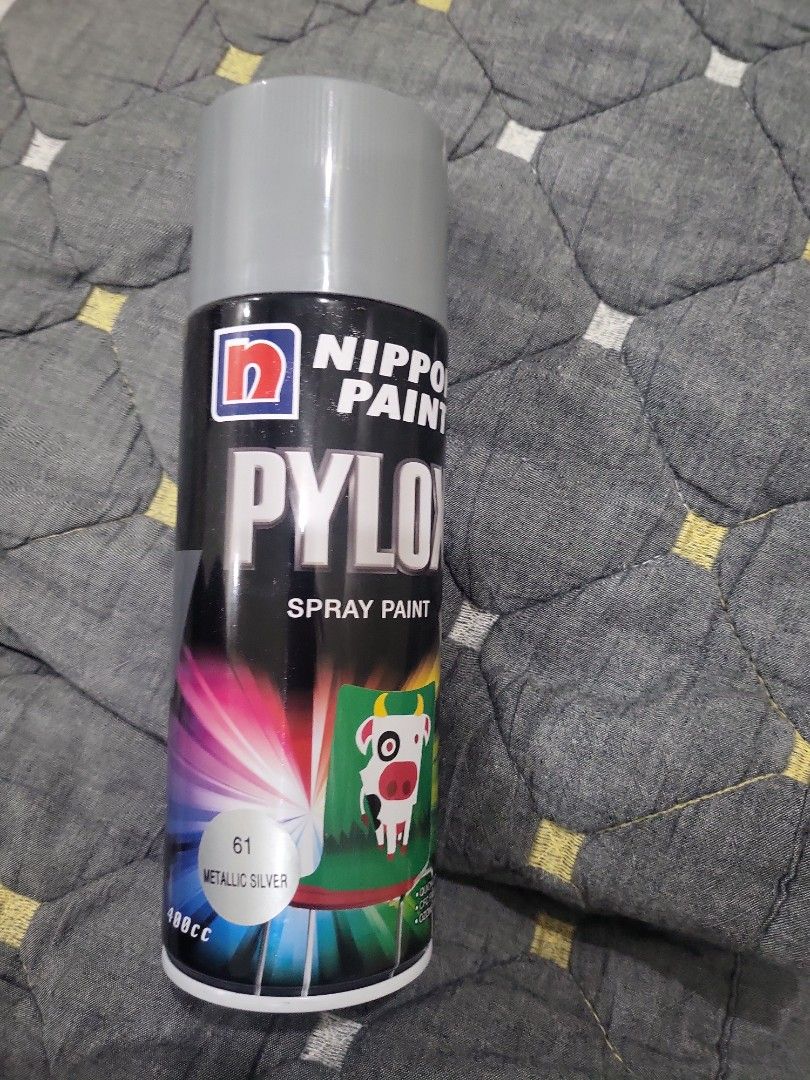 Nippon Spray paint metallic silver, Furniture & Home Living, Home