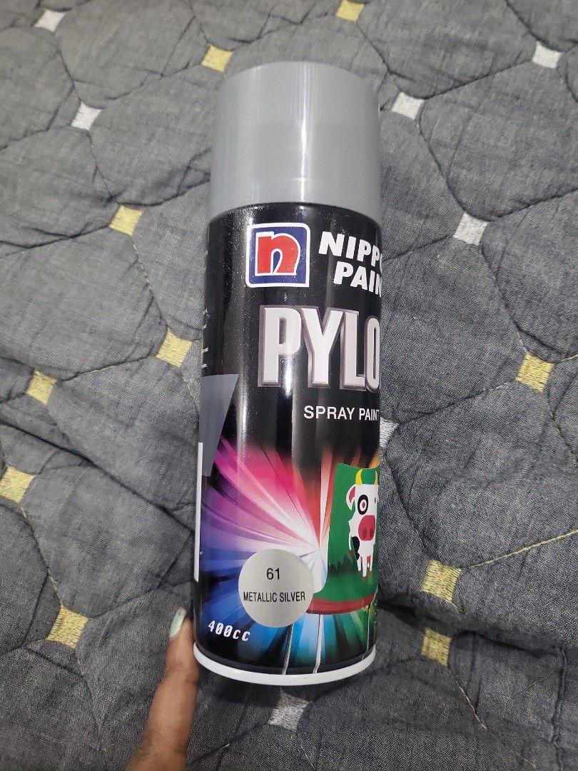 Nippon Spray paint metallic silver, Furniture & Home Living, Home