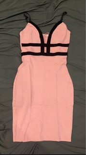 Old rose sexy bodycon dress