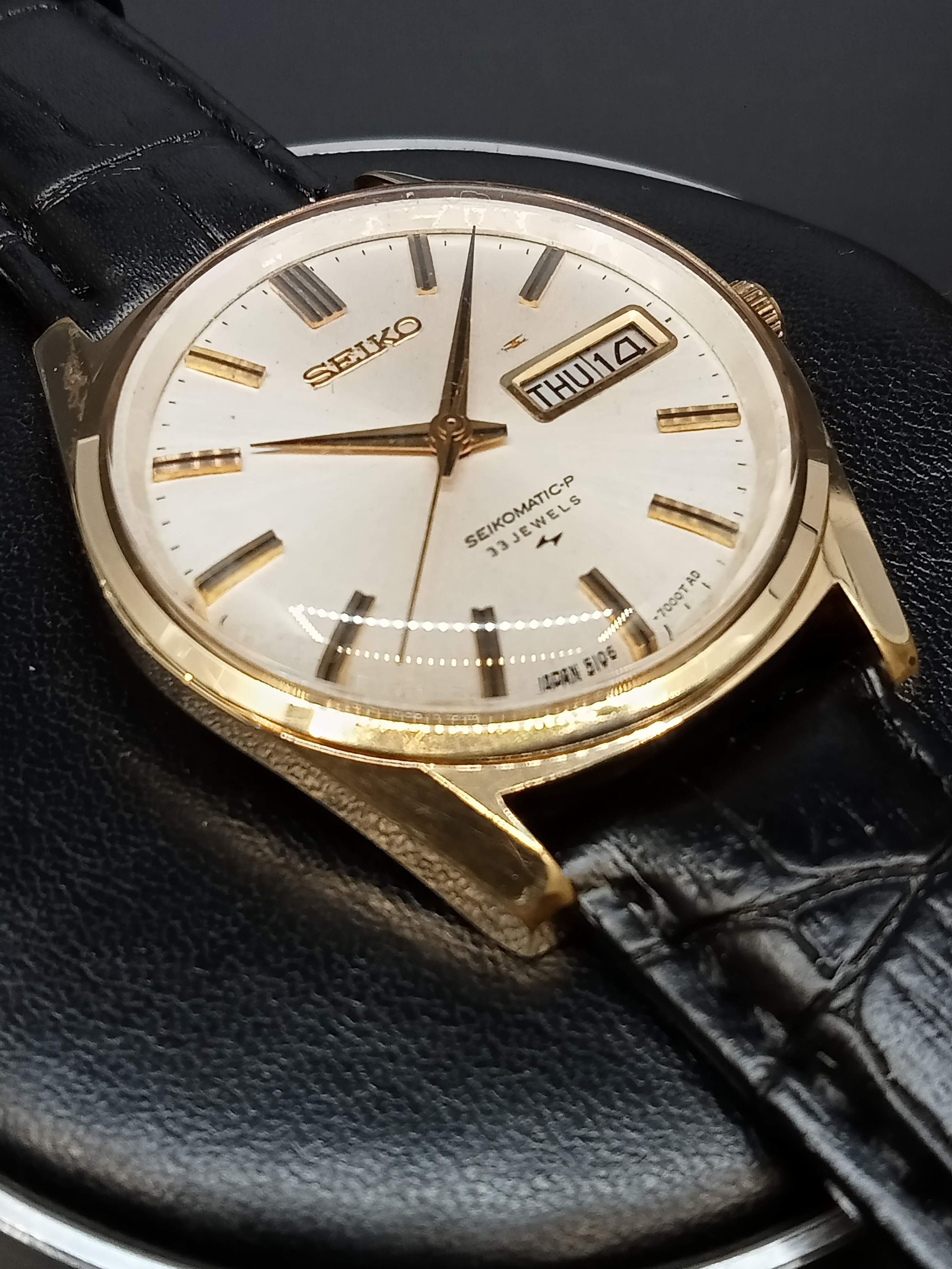 Cadran Argent D'origine Pour Seiko 5106-7000 Seikomatic 33 Bijoux - Vintage 1968, Neuf Sans étiquette
