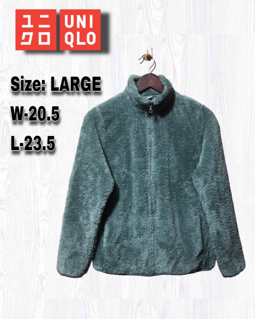 Original UNIQLO Fur Fleece Jacket, Women's Fashion, Coats, Jackets and