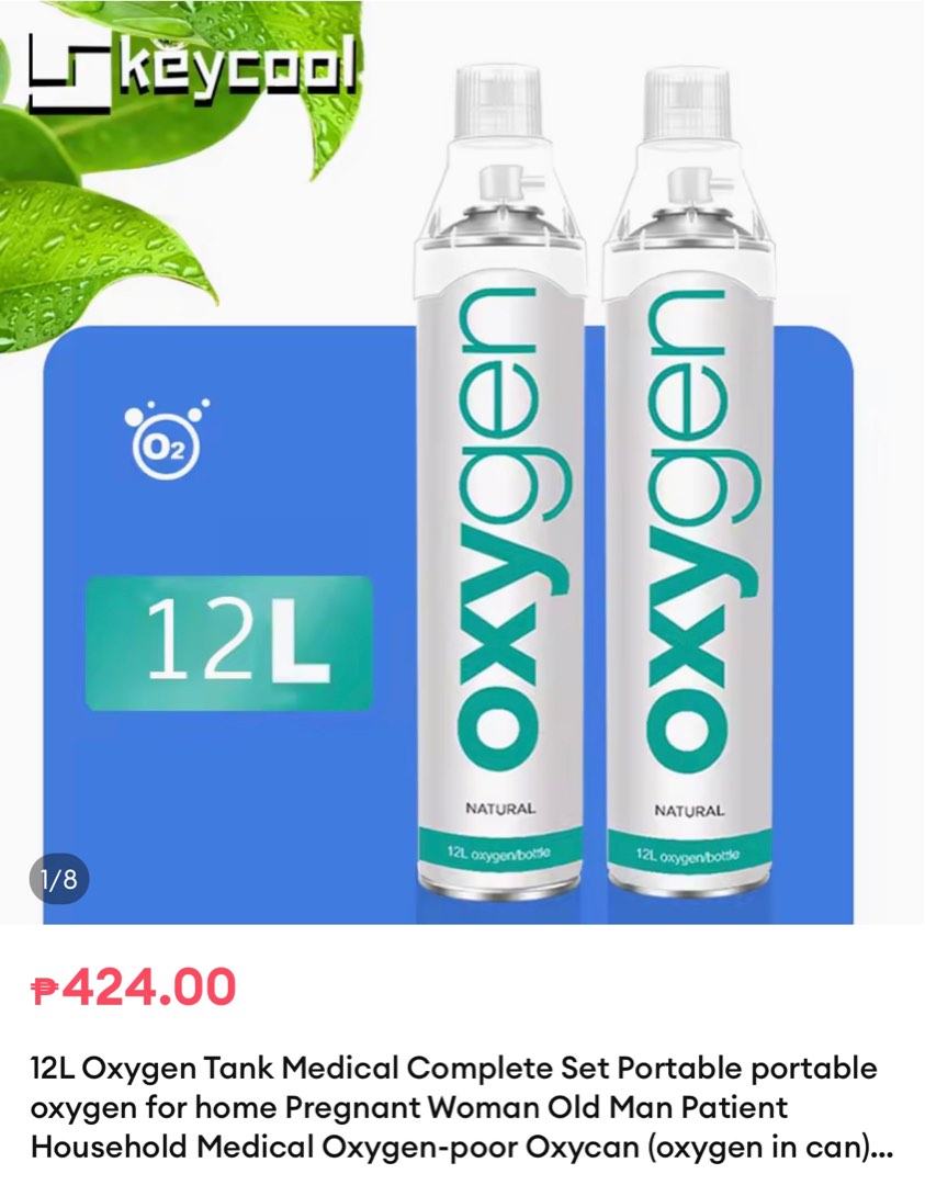 Oxygen Inhaler 12L, Health & Nutrition, Medical Supplies & Tools on ...