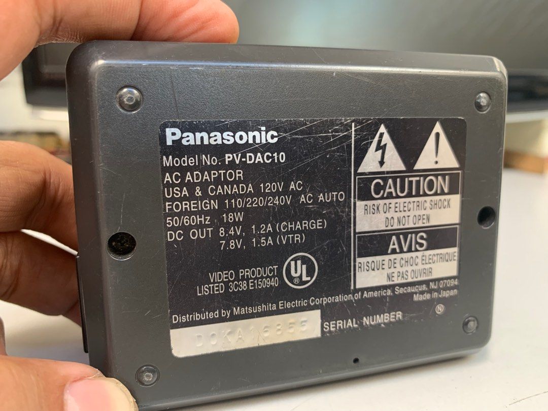 Panasonic Video Camera Battery Charger working condition, Photography
