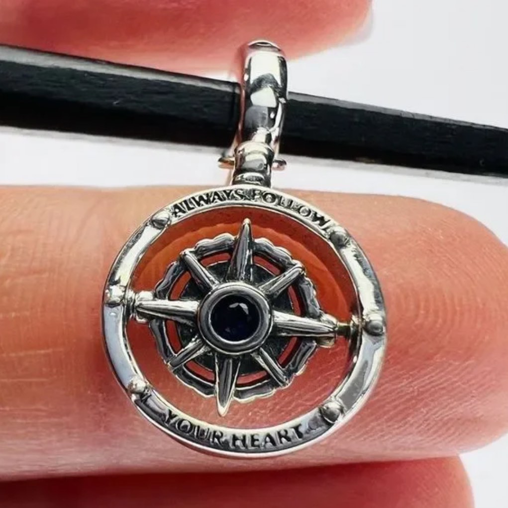 Compass cheap necklace pandora