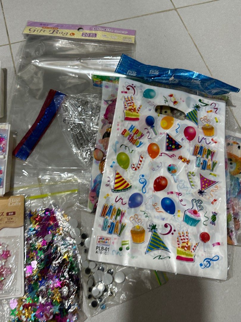 Party stuff and Art & craft bundle, Hobbies & Toys, Stationery & Craft ...