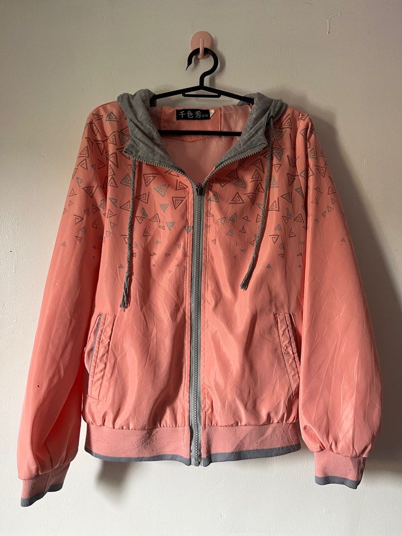 Peach windbreaker best sale