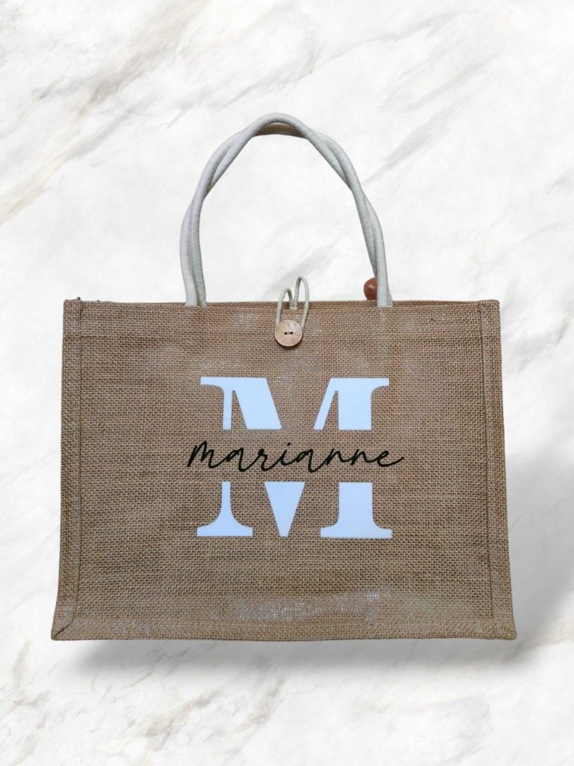Personalized hotsell burlap bags