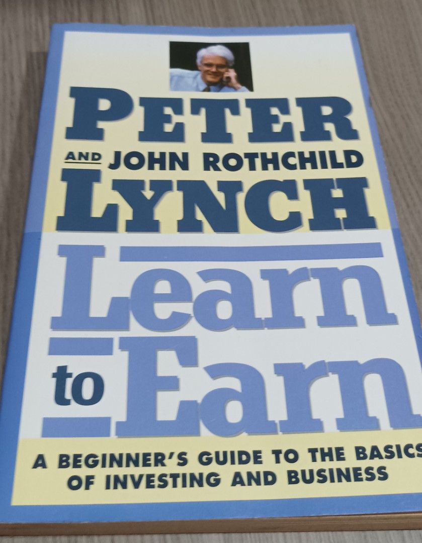 Peter Lynch Learn to earn, Hobbies & Toys, Books & Magazines