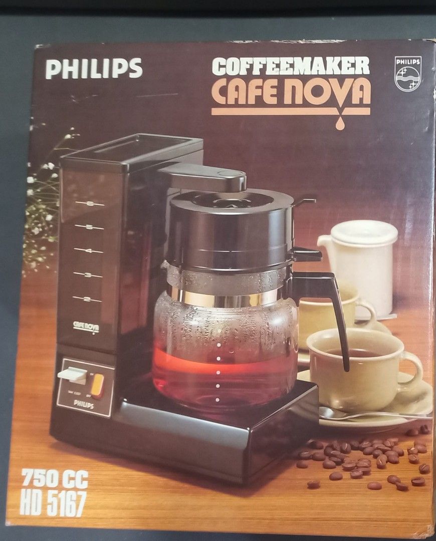 Vintage Philips Cafe Nova coffee maker HD5167, TV & Home Appliances, Kitchen Appliances, Coffee