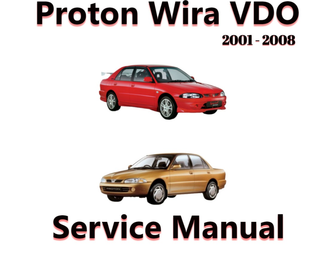 Proton Wira UK, Wira VDO, Wira SE Special Edition 1993 2009 Original