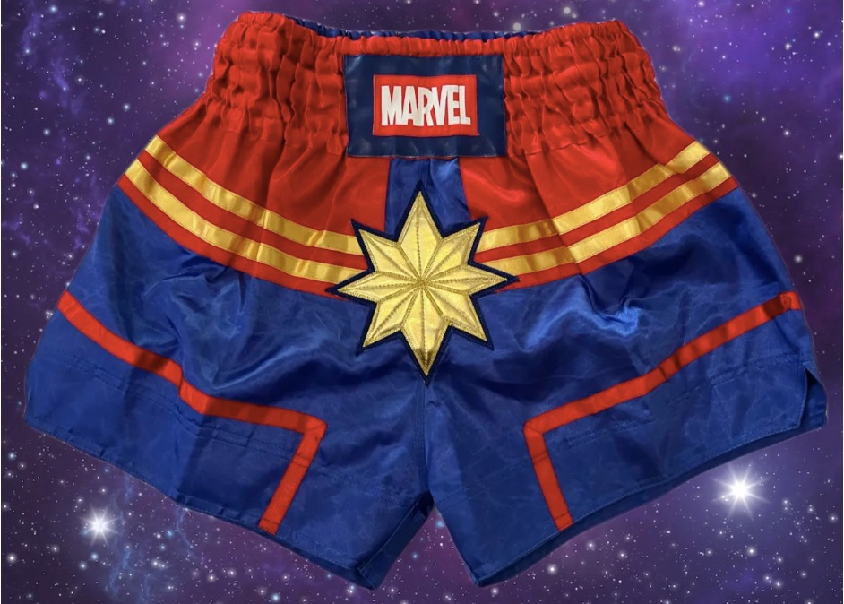 MARVEL MMA Shorts Boxing Captain America 2022年最新海外 - ボクシング