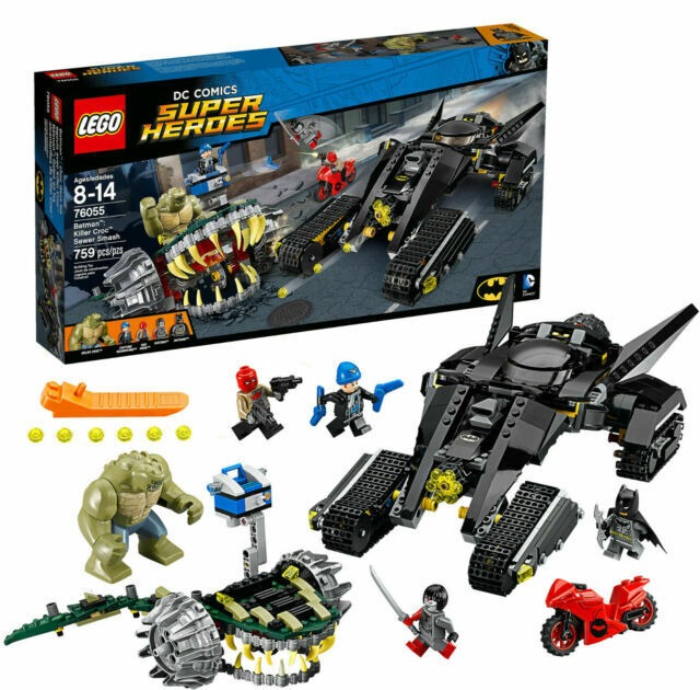 RETIRED LEGO DC Comics Super Heroes 76055 Batman Killer Croc