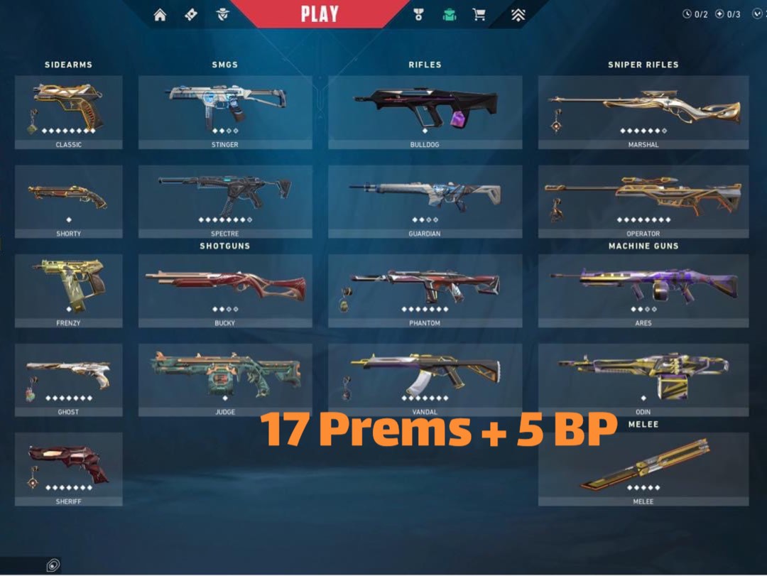 RGX BUNDLE+RUIN BLADE+GLITCHPOP PHANTOM/VANDAL, 17 PREMIUM+5 BP ...