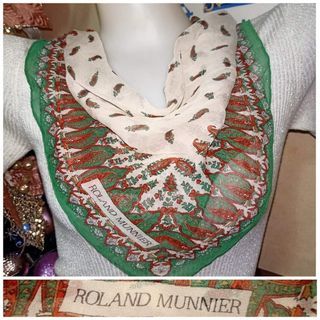 ROLAND MUNNIER NECKSCARF, SCARF, HEADSCARF OR HEADBAND