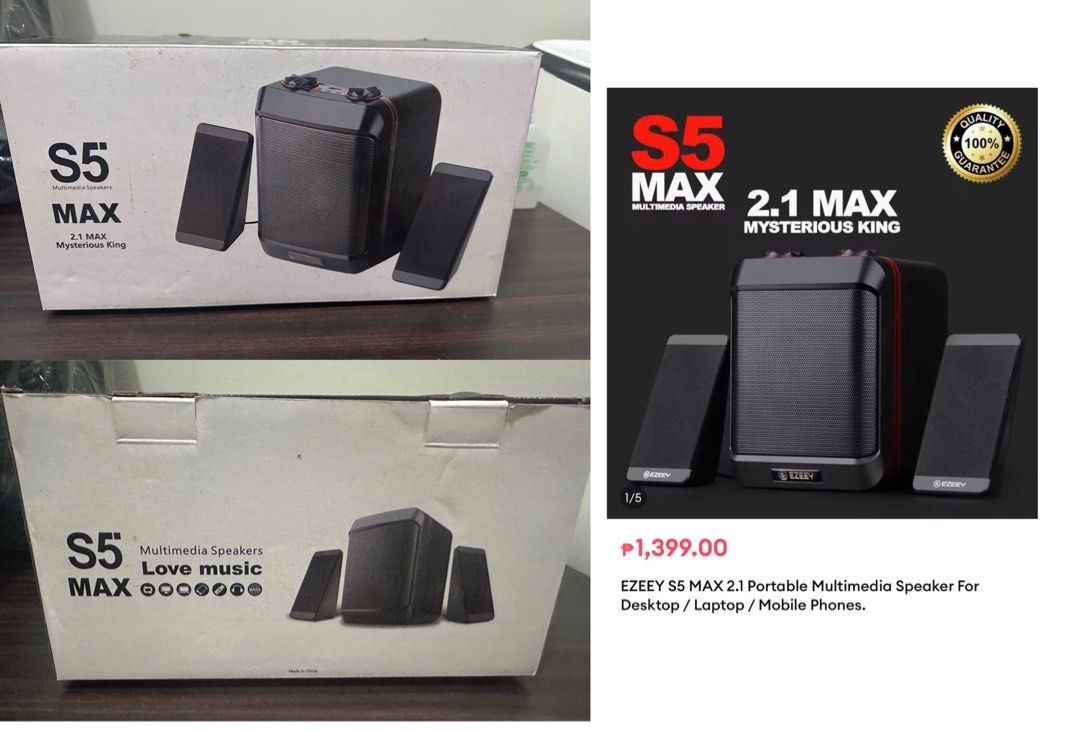 S5 Max Multimedia speaker