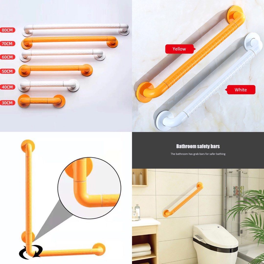 Safety Handrails Shower Grab Bars LShape Bars & Flip Up UShape Bars