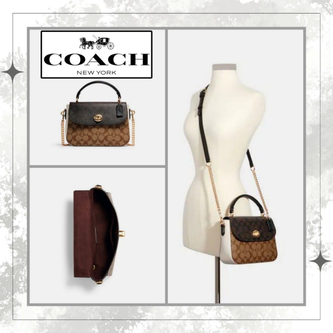 Coach Nolita 19 with Blocked Signature Canvas, Women's Fashion, Bags &  Wallets, Shoulder Bags on Carousell