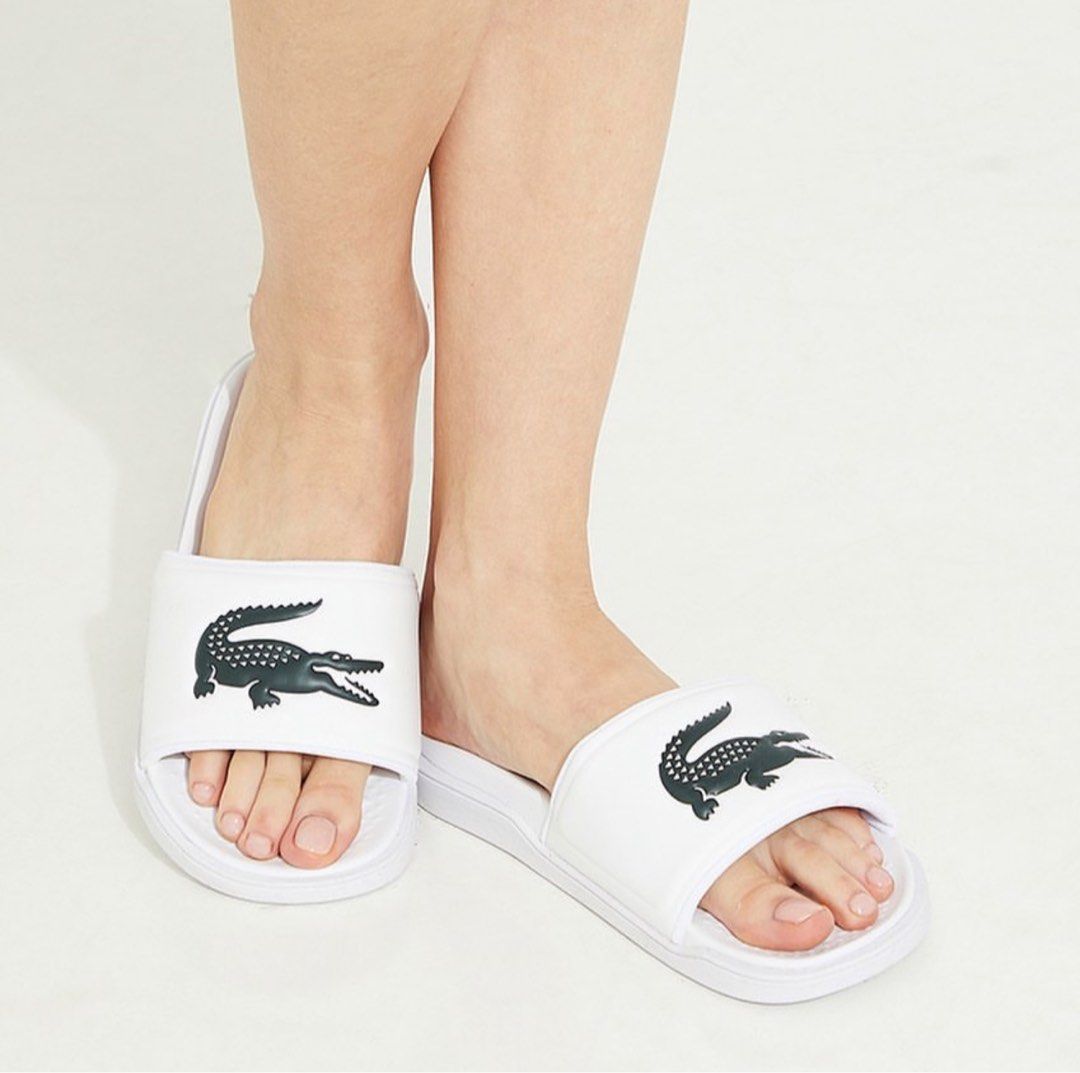 Lacoste clearance slides sale