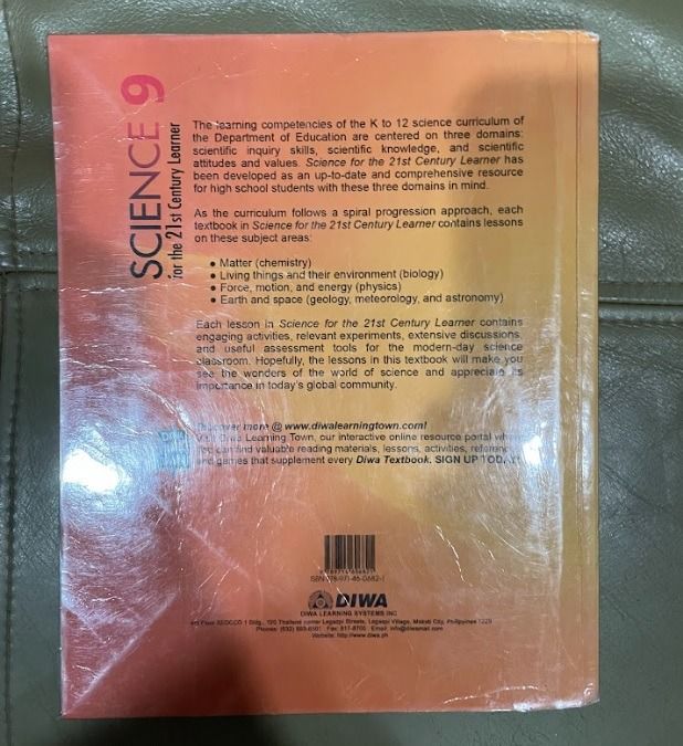 Science for the 21st Century Learner Grade 9 education book, Hobbies ...