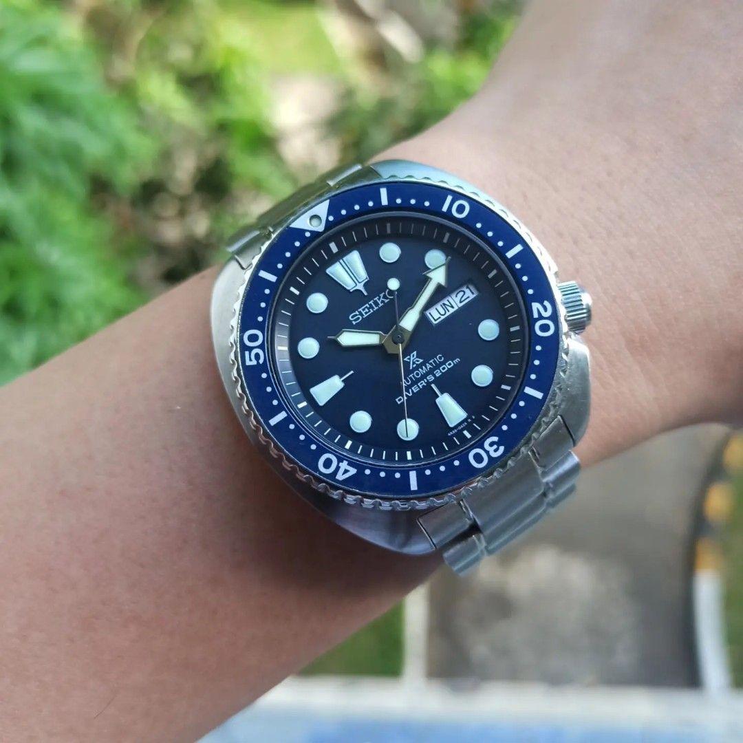 Seiko Prospex Turtle Blue SRP773K1 Divers Watch Men s Fashion