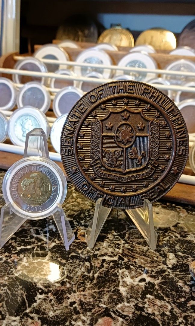 senate of the Philippines official seal big medallion.. very rare on