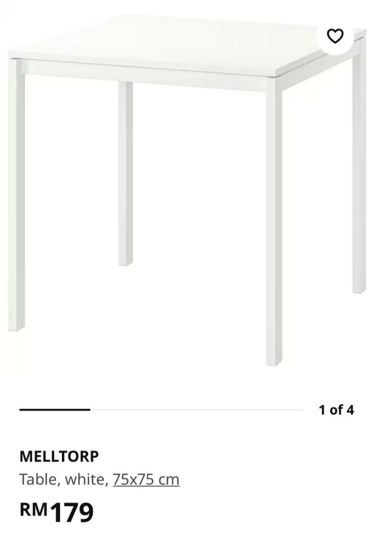 Set of 1 table and 2 chairs, Furniture & Home Living, Furniture, Tables