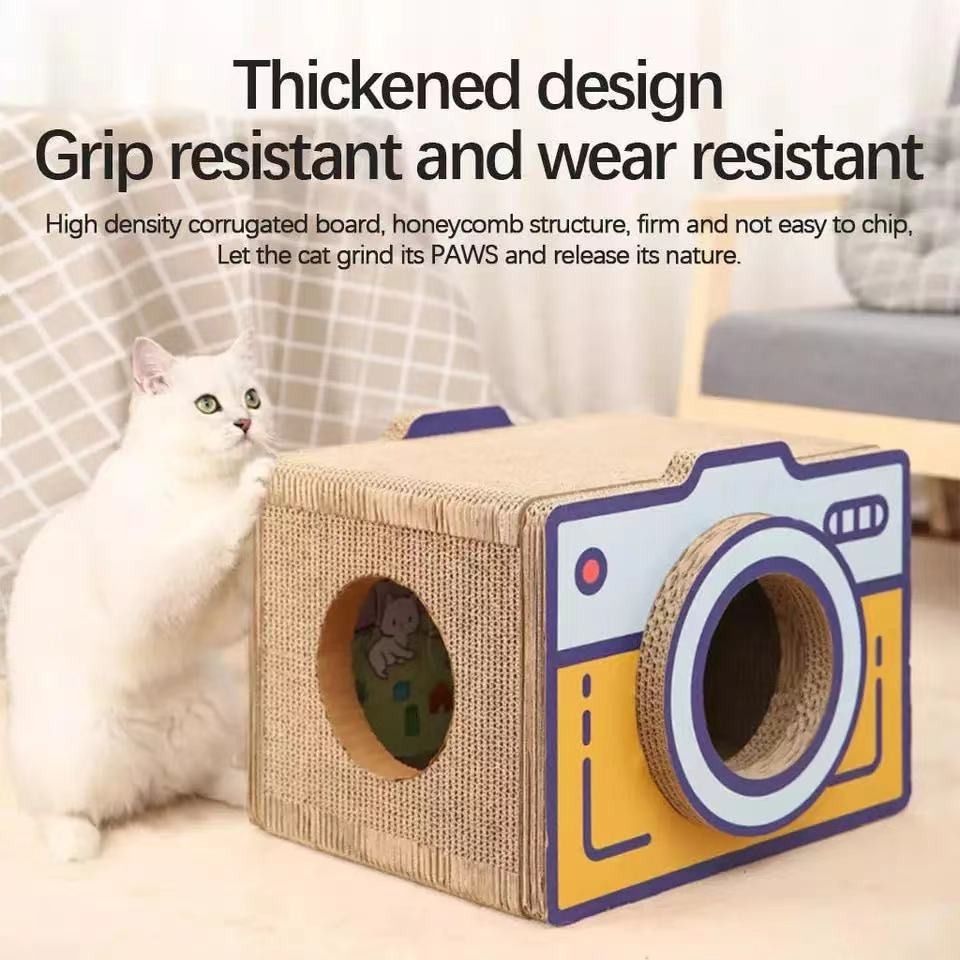 【SG INSTOCK】 Cat Scratcher Board Cat Toy Corrugated Scratcher Cardboard ...