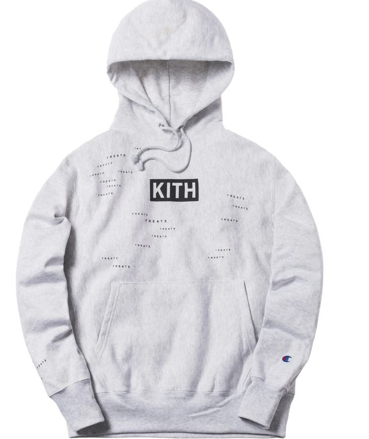 Size S Kith x Champion Grey Hoodies