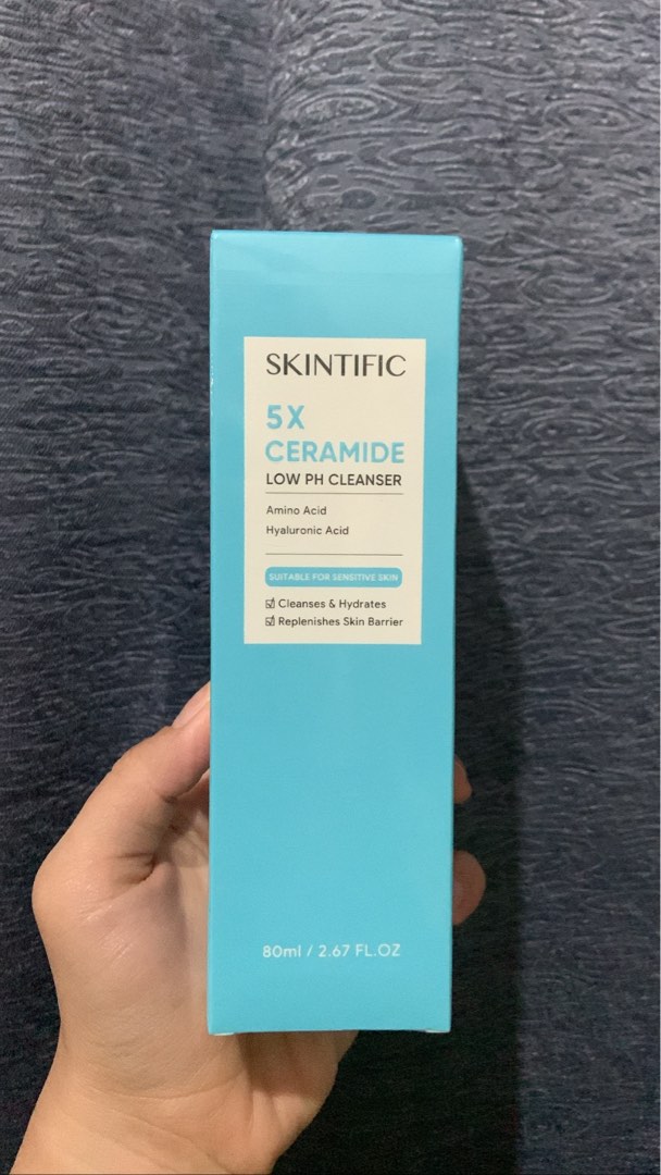 Skintific 5x Ceramide Low pH Cleanser Facial Wash Gentle Cleanser For