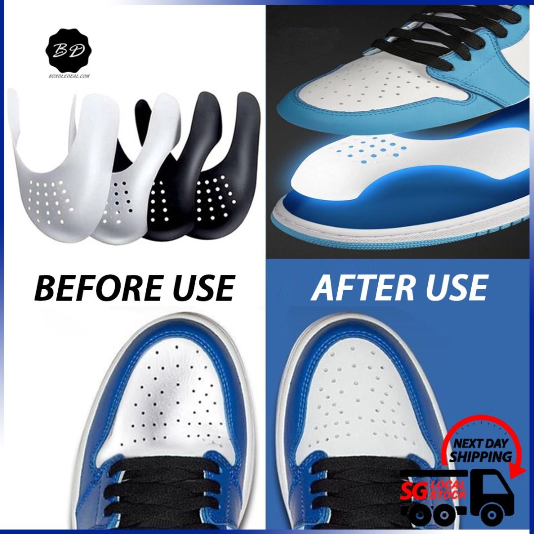 Sneaker Anti Crease Shield Protection Anti Wrinkle Toe Cap Shoe
