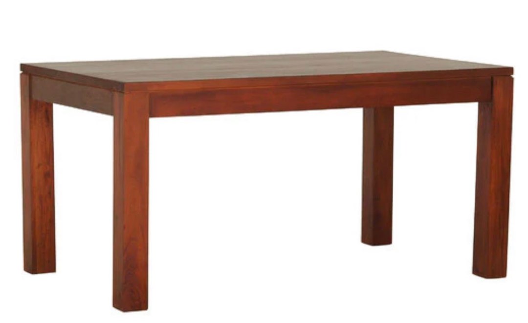 Solid teak dining table 4 chairs & bench, Furniture & Home Living