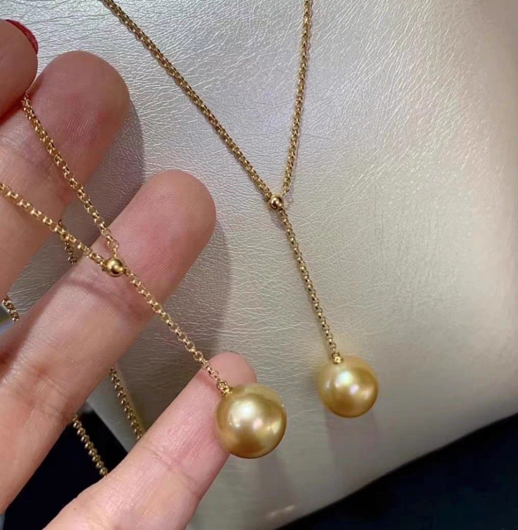 Gold chain with new arrivals pearls designs