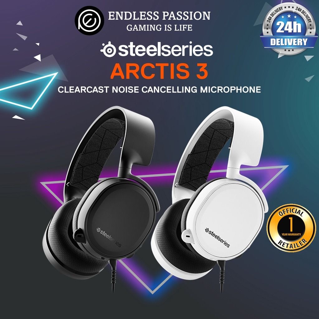 Steelseries arctis 3 2019 wit shop